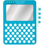 Miroir Five Star en métal pour casier